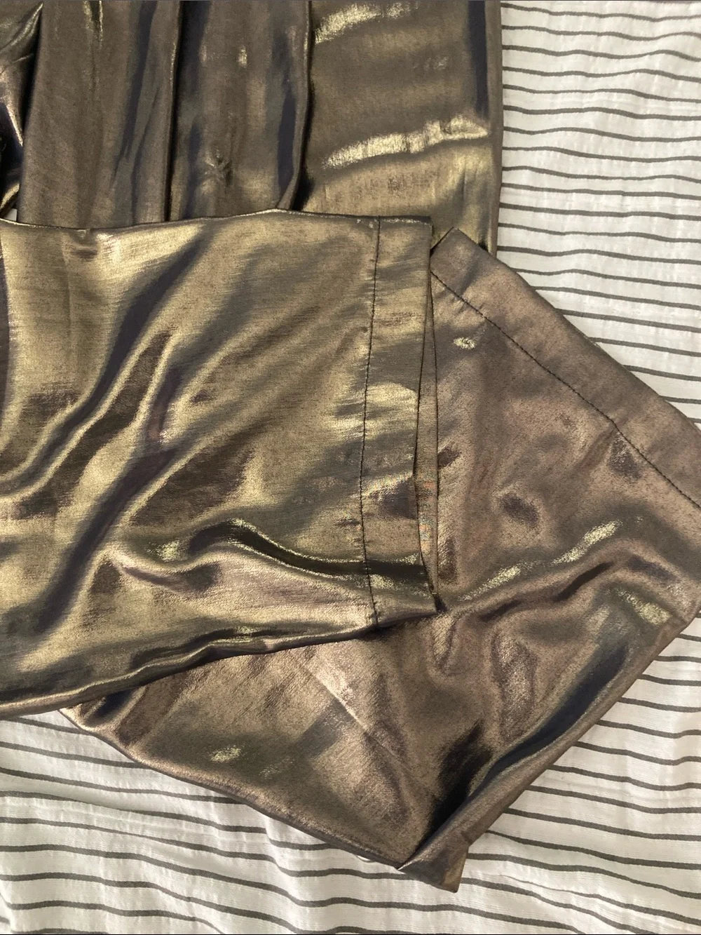 Free People shiny metallic